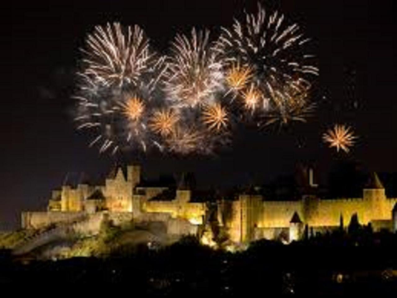 Au Pied De La Cite Apartment Carcassonne Bagian luar foto